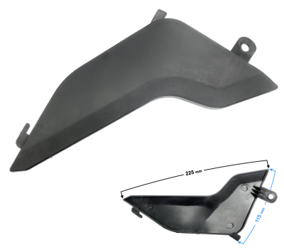 Obudowa prawa przednia dolna wypełnienie NXT250 2021