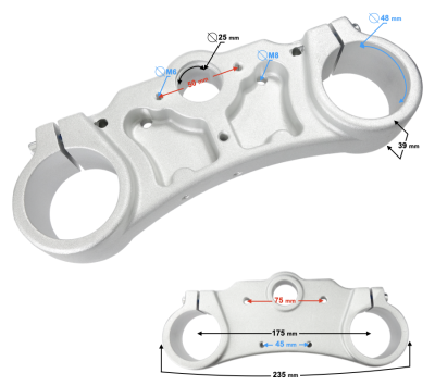 Półka kierownicy NXT150