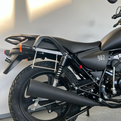 Stelaże pod sakwy boczne Junak 902 romet soft 50 + Sakwy motocyklowe torby boczne 1.jpg