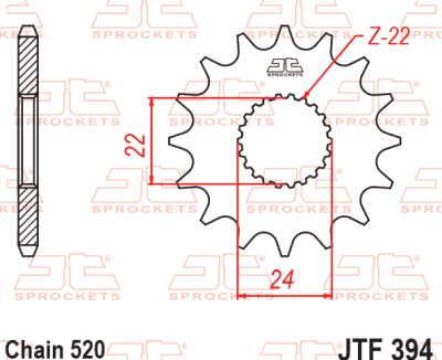 Zębatka Aprilia RS 125 RX 125 Red Rose 125 Tuareg 125