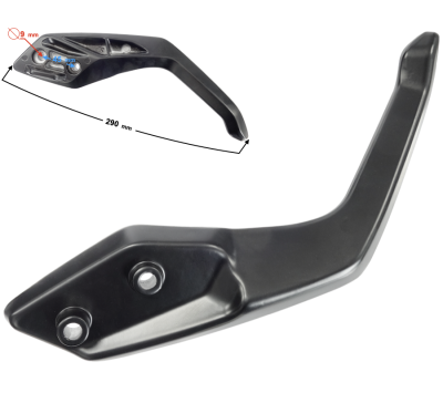 Wspornik pasażera lewy tył Naked 50