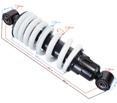 Amortyzator tył Naked 50