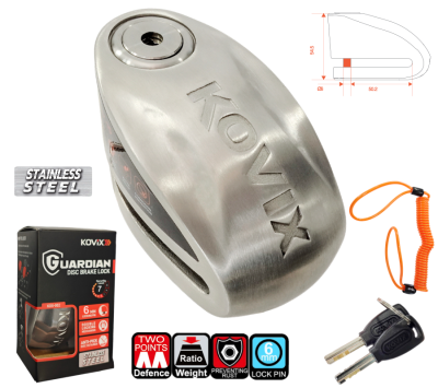 Blokada tarczy hamulcowej KOVIX KDS-002 ze stali nierdzewnej