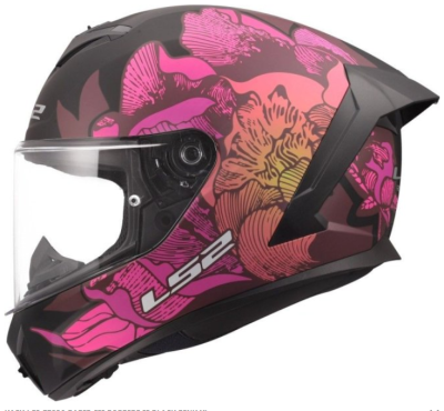 Kask LS2 FF820 Rapid III Poppies II black pink 