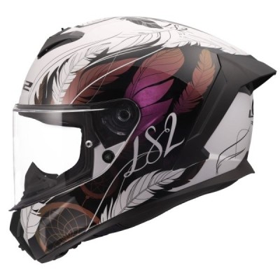 Kask LS2 FF820 Rapid III Boho white black pink 