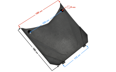 Obudowa schowek akumulatora Scalpel 50