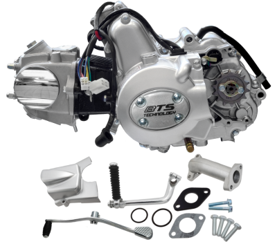 Silnik poziomy 147FMD, 70cc 4T, 4-biegowy manual, srebrny (bez oleju)