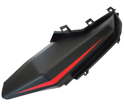Obudowa lewa zbiornika paliwa cz.2 czerwona BLADE R