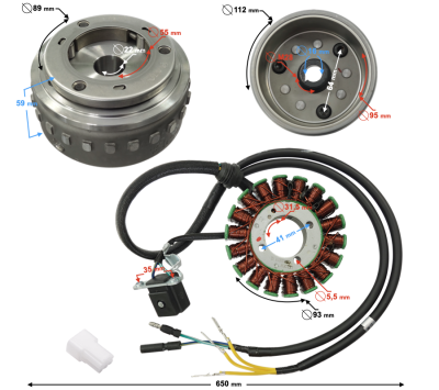 Iskrownik z magnetem Hyper 125 Euro 5