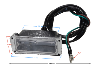 Lampa tablicy rejestracyjnej Volcano 50