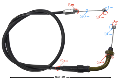 Linka gazu Classic 125 (Euro 5)