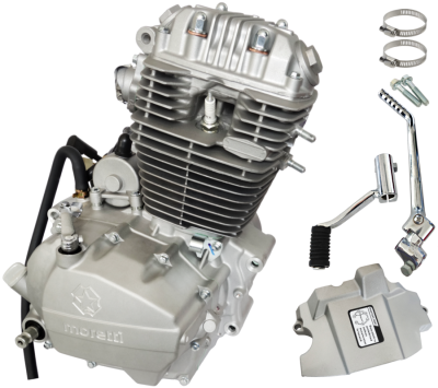 Silnik Moretti pionowy  250cc 4T, 5-biegowy manual (bez oleju)