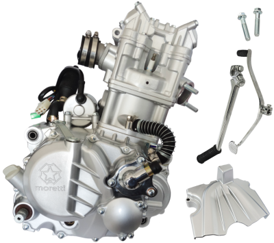 Silnik Moretti pionowy 300cc 4T, 5-biegowy manual