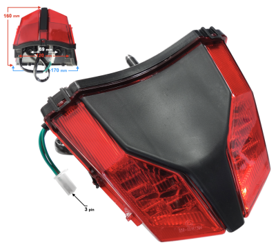 Lampa tylna GT 125