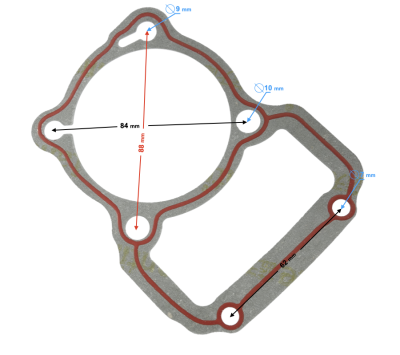 Uszczelka cylindra  GT 125