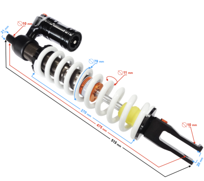 Amortyzator tylni NXT250 L
