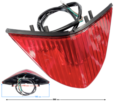 Lampa tył Street-R 125