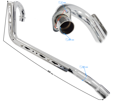 Kolektor tłumika NXT125