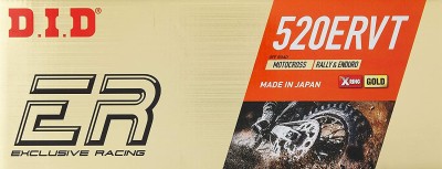 DID ŁAŃCUCH NAPĘDOWY 520ERVT-116 (116 OGNIW) X-RING (ZŁOTY) (OTWARTY + ZAPINKA)
