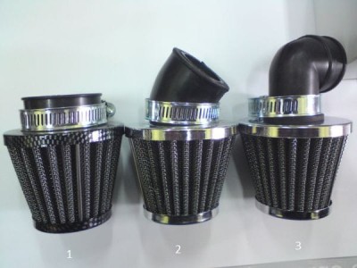 Filtr powietrza stożkowy 35mm/90' chrome