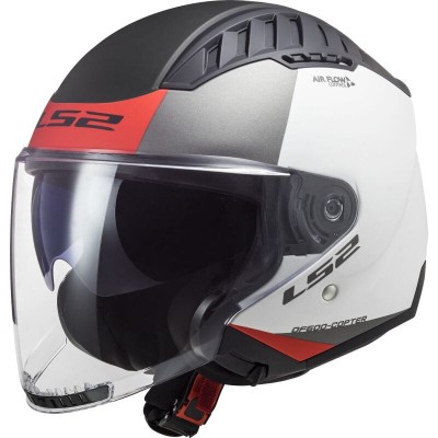 Kask LS2 OF600 Copter II Urbane matt white red