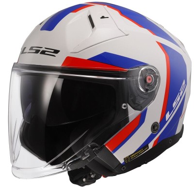 Kask LS2 OF603 Infinity II Focus white blue red