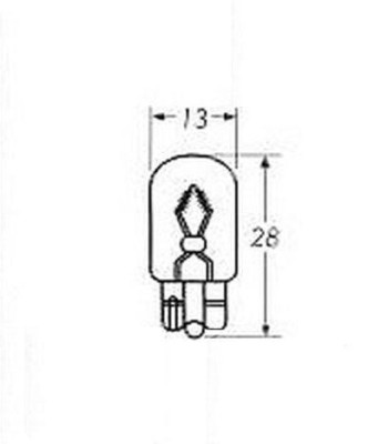 Żarówka T13 12V 8W