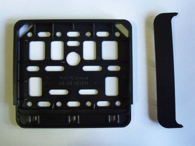 Skuterowa ramka do tablicy rejestracyjnej